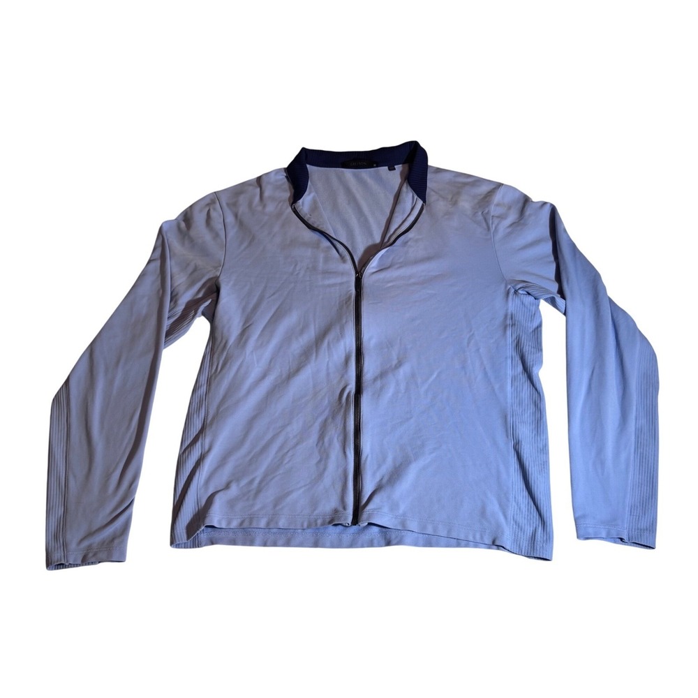 Greyson Clothiers|Mens Blue‎ Sequoia Performance Golf Full Zip Jacket|